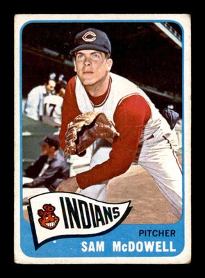 1965 Topps #76 Sam McDowell  VG X3079625 - Image 1 of 3