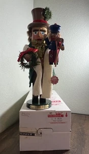 Cascanueces Steinbach Alemán Madera LE BOB CRATCHIT & TINY TIM -A Cuento de Navidad - Imagen 1 de 19