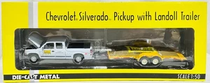 Landoll Chevrolet Silverado Pickup With Trailer By DCP 1/50th Scale - Picture 1 of 8