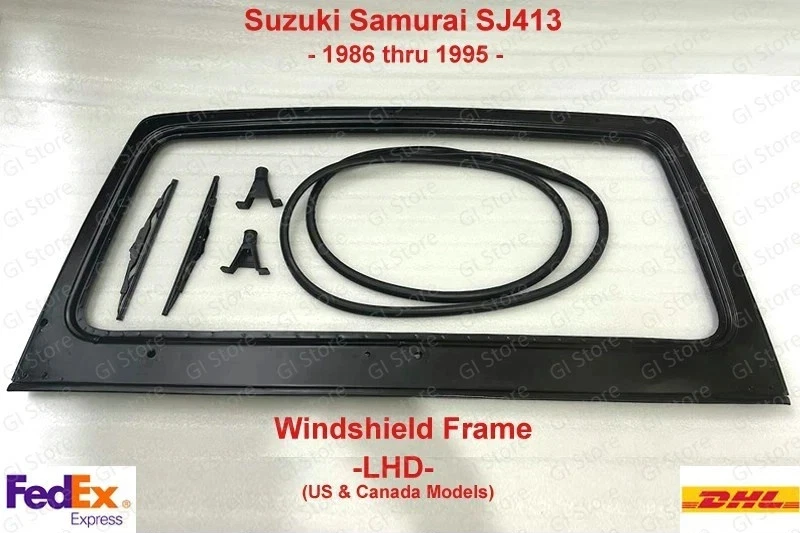 591018301 Quadro de para-brisa para Suzuki Samurai American LHD Left Hand Drive @24 - Imagem 1 de 4