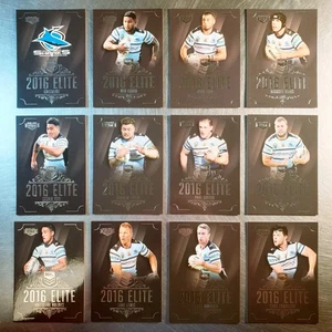2016 NRL Elite Base Team Set (12 Cards) Cronulla-Sutherland Sharks - Picture 1 of 2