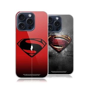 OFFICIAL JUSTICE LEAGUE MOVIE SUPERMAN LOGO ART CASE FOR APPLE iPHONE PHONES - Picture 1 of 9