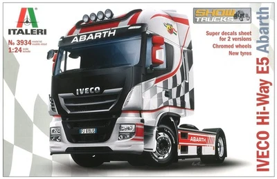 ITALERI 3934S - 1:24 Iveco HI-WY E5 "Abarth", modelismo, kit, modelismo de pie Foto 1 de 4