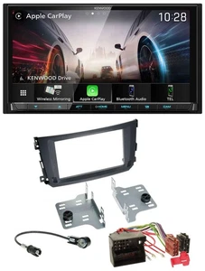 Kenwood MP3 2DIN USB DAB Bluetooth Autoradio für Smart ForTwo 2010-14 Quadlock - Bild 1 von 10