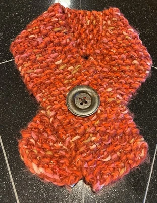 Fossil Neck warmer Chunky Knit Rust Multi NWOT - Image 1 of 4