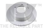 2x Brake Discs Pair Solid fits DODGE AVENGER 2.4 Rear 07 to 14 262mm Set NK New