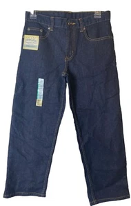 Faded Glory straight leg 10H adjustable flex fabric nwt denim jeans - Picture 1 of 5
