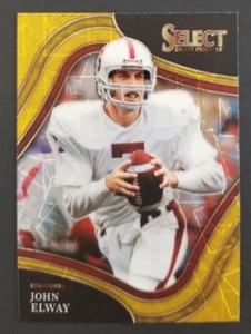 John Elway 2022 Panini Select Gold Lazer Football Card #163 (NM) - Bild 1 von 2