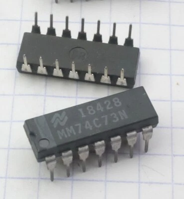 National Semiconductor MM74C73N circuit intégré DIP 14