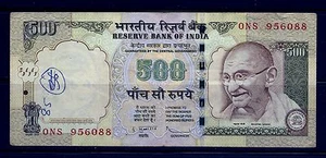 INDIA, 50 RUPEE, NOTES,CURRENCY,PAPER MONEY, CIRCULATED,MAHATMA GANDHI - Picture 1 of 2