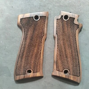 MAB P-15 FRENCH 9MM PISTOL FINE EUROPEAN MADE WALNUT GRIPS (2 GRIP SCREW MODEL) - Picture 1 of 2