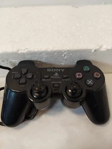 Playstation Dualshock 2 Corded Controller Black - Picture 1 of 7