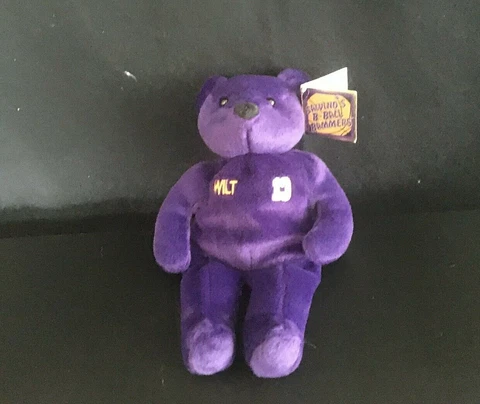 Vintage 1999 Wilt Chamberlain #13 NBA Plush Bear w Tags Savino's B-Ball Bammers Cover