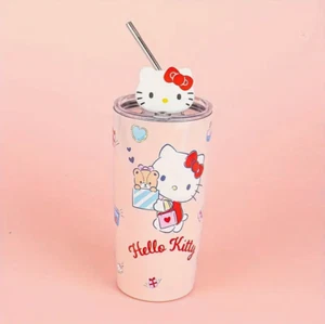 Sanrio Hello Kitty Tumblr Water Bottle 7 inches School Sports Travel Work New - Picture 1 of 1