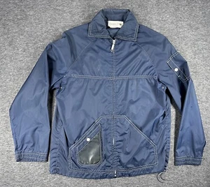 Vintage Windbreaker White Stag Rain Jacket Coat Nylon Blue XL - Picture 1 of 18