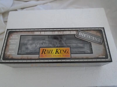NIB RAIL KING BY MTH "O"  027 DIE-CAST SHELL TANK CAR - Image 1 of 4