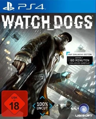PS4 / Sony Playstation 4 - Watch Dogs [Standard] DE mit OVP - Bild 1 von 4