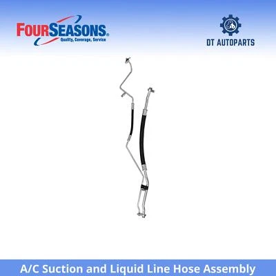 Conjunto de manguera de línea líquida y succión de aire acondicionado Jeep Wrangler 2007-2011 4 estaciones Foto 1 de 4