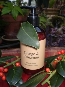 LUXURY CINNAMON HAND & BODY LOTION, SUPER SCENTED GIFT MADE IN CORNWALL - Picture 1 of 2