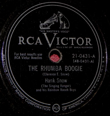 Hank Snow Rhumba Boogie / You Pass Me By 78 PLAY GRADED Fully Tested - Image 1 of 4