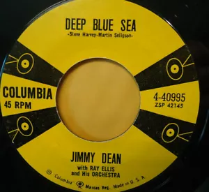 JIMMY DEAN - Deep Blue Sea / Love Me, So I'll Know - 45rpm in Canada - Picture 1 of 2