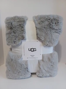 UGG Mammut Überwurf Decke Oversized 60”x70” dick, grau, verträumt, neu - Bild 1 von 2