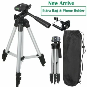 Portable Universal Aluminum Tripod Stand W/ Bag For Canon Nikon Camera Camcorder - Picture 1 of 12