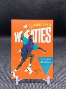 Michael Jordan Wheaties Promo card The Breakfast of Champions