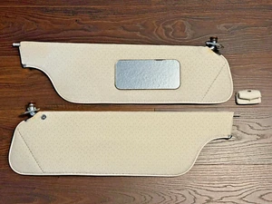 1971 72 73 74 75 76 GM Cadillac Coupe DeVille Fleetwood Sun Visors OEM NICE! - Picture 1 of 10