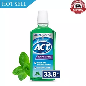 ACT Total Care Anticavity Fluoride Mouthwash with Zero Alcohol, 33.8 fl. oz. - Picture 1 of 9