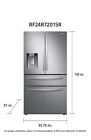 Samsung 22.6-cu ft 4-Door Counter-depth French Door Refrigerator w/ Ice Maker