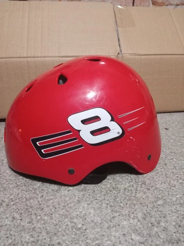 Dale Earnhardt Jr. NASCAR bicycle helmet - red, size s/m Cover