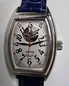 Epos Elegance Automatic Swiss Made Open Heart Watch 3332 35mm - Picture 1 of 7