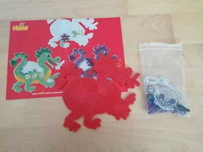 Bügelperlen Steckplatte Drache Art.Nr 305 & Schlüsselanhänger zum selber machen  - Bild 1 von 4