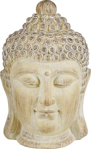 Mica Buddha taupe Polyresin 30,5 cm  Skulptur - Bild 1 von 1