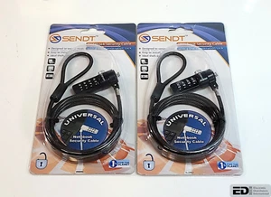 Set of 2 Sendt Notebook Security Cables - Picture 1 of 4