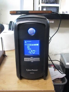 Cyberpower CP1000AVRLCD Intelligent LCD1000 VA Tower UPS. Used. - Picture 1 of 10