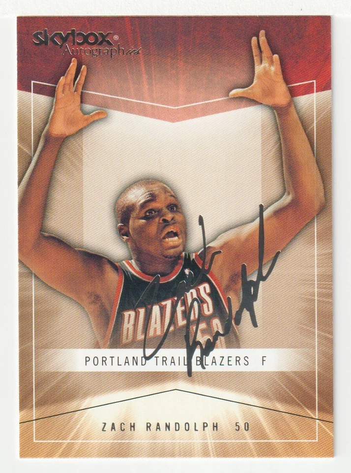 Zach Randolph - Portland (NBA Basketball) 2004-05 Skybox Autographics # 56 Mint - Image 1 of 1