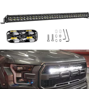 For 2011-2016 Ford F250 F350 Super Duty Grill 30/32Inch LED Work Light Bar 12V - Foto 1 di 8