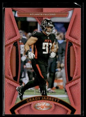 2023 Panini Certified Orange Mirror Grady Jarrett 091/149 Atlanta Falcons #7 - Image 1 of 2
