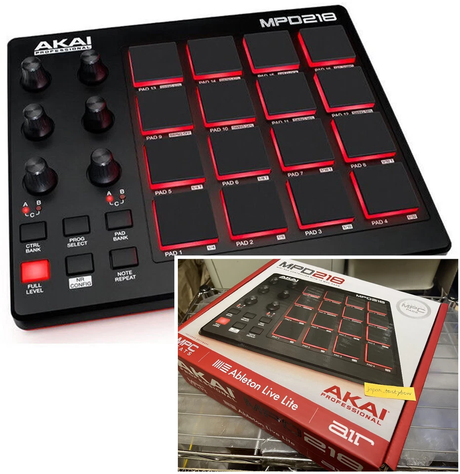 AKAI MPD218 Feature-Packed Highly Playable Pad Controller 100% Genuine Product - Image 1 of 4
