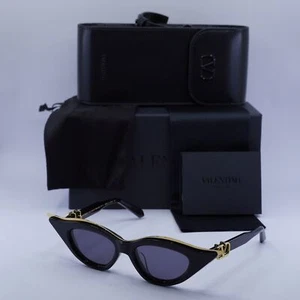 Valentino V-GOLDCUT-II VLS-114A Black/Yellow Gold/Dark Grey AR 49-18-142 Sung... - Picture 1 of 7
