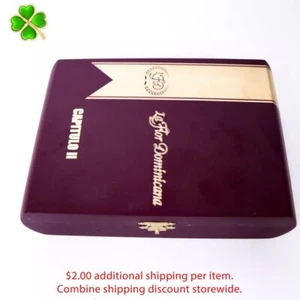 La Flor Dominicana Capitulo II Empty Wood Cigar Box 5.5" x 5.5" x 2" - Picture 1 of 8