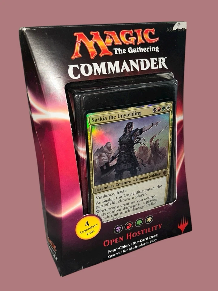 Magic MTG 2016 Commander Deck Open Hostility - WBRG Saskia SEALED - Image 1 of 4