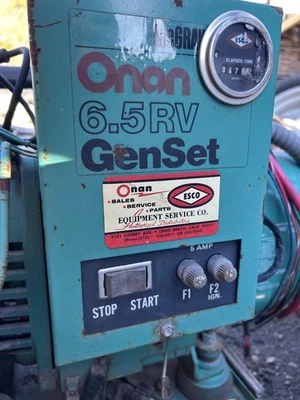 ONAN GENSET RV GENERATOR 6.5NH SERIES - Image 1 of 4