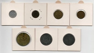 RUMANÍA 1943/1953 - Lote de 7 monedas - Varias fechas - Imagen 1 de 2