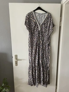 EMMA BLUES tolles Designer Kleid top Zustand Gr.T3 französische Mode wertig Maxi - Bild 1 von 14
