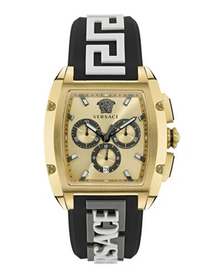 Reloj de moda Versace para hombre dorado con correa de 42 mm Foto 1 de 4