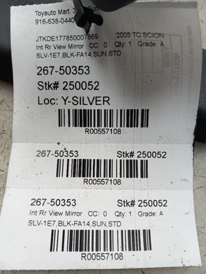 04-09 11-22 ESPEJO RETROVISOR TOYOTA PRIUS NEGRO Foto 1 de 4