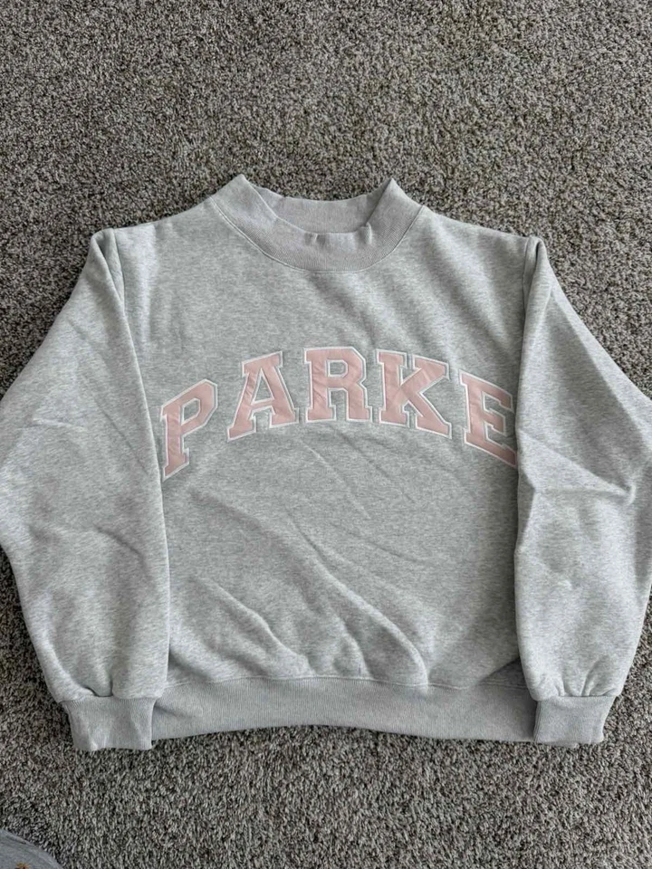 Parke Women's Sweatshirt Set Light Grey, Size L-XL - Image 1 of 4